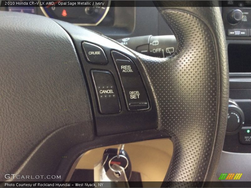 Opal Sage Metallic / Ivory 2010 Honda CR-V LX AWD