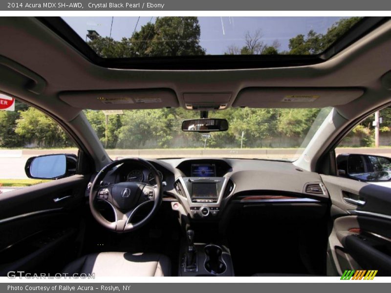 Crystal Black Pearl / Ebony 2014 Acura MDX SH-AWD