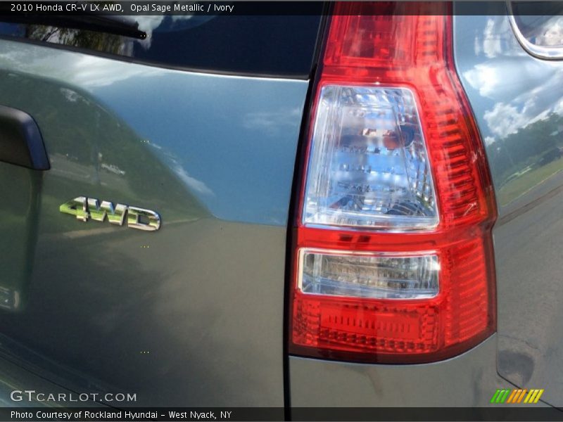Opal Sage Metallic / Ivory 2010 Honda CR-V LX AWD