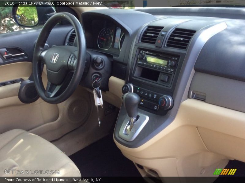 Opal Sage Metallic / Ivory 2010 Honda CR-V LX AWD