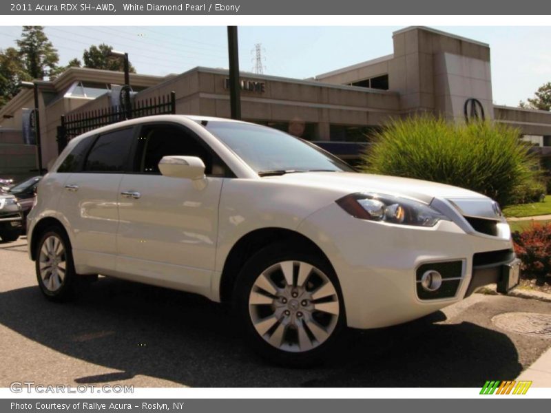 White Diamond Pearl / Ebony 2011 Acura RDX SH-AWD