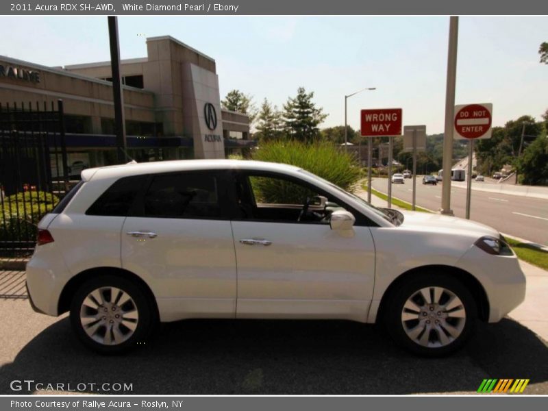 White Diamond Pearl / Ebony 2011 Acura RDX SH-AWD