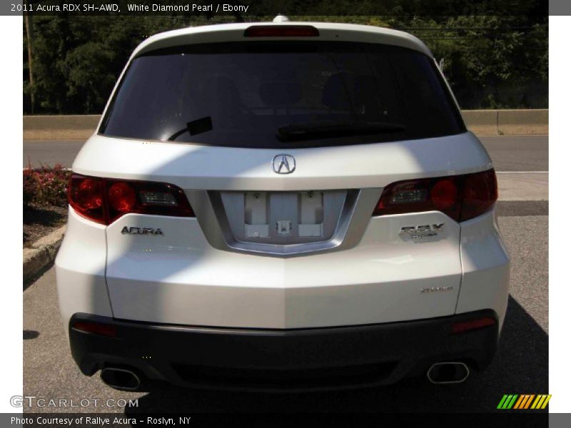 White Diamond Pearl / Ebony 2011 Acura RDX SH-AWD