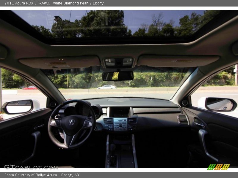 White Diamond Pearl / Ebony 2011 Acura RDX SH-AWD