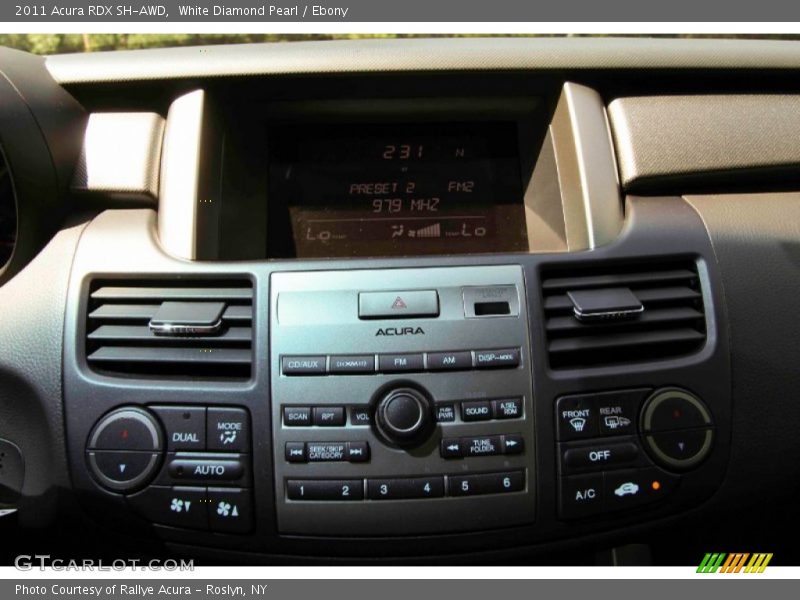 White Diamond Pearl / Ebony 2011 Acura RDX SH-AWD
