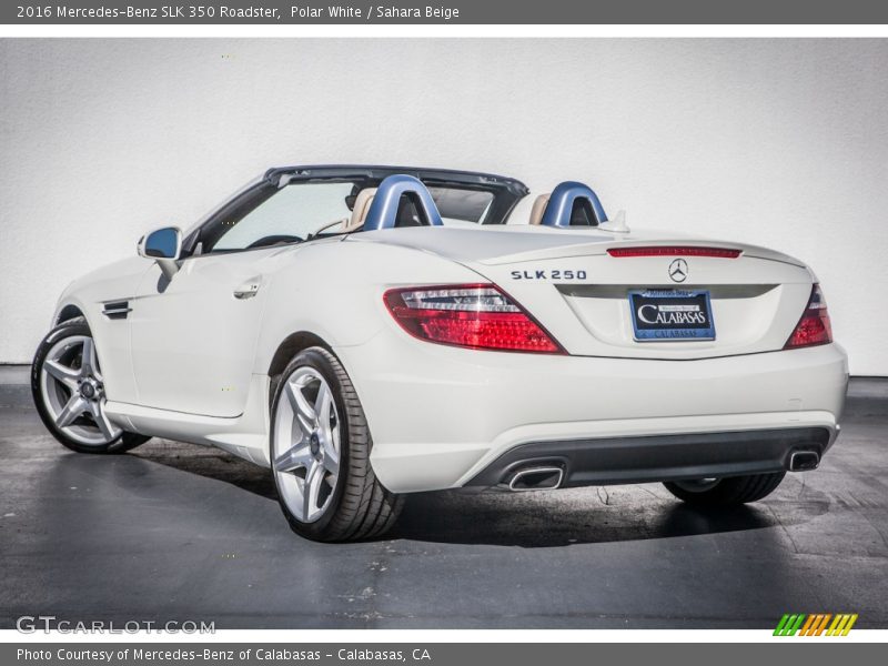 Polar White / Sahara Beige 2016 Mercedes-Benz SLK 350 Roadster