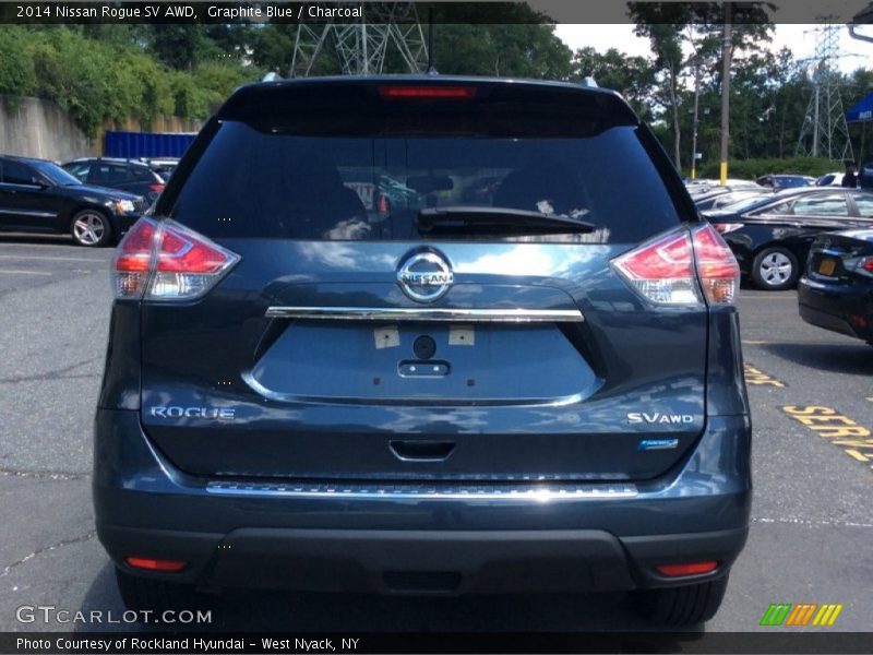 Graphite Blue / Charcoal 2014 Nissan Rogue SV AWD
