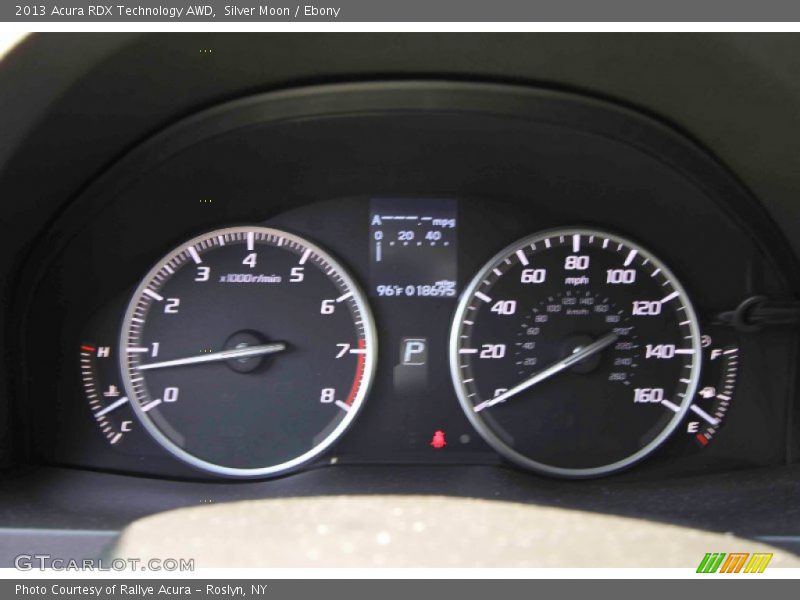Silver Moon / Ebony 2013 Acura RDX Technology AWD