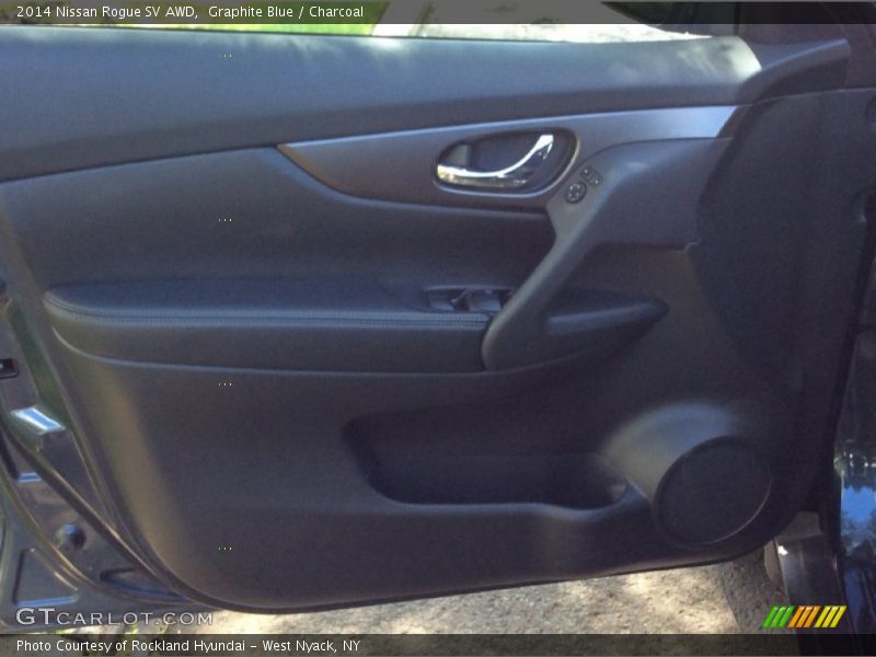 Graphite Blue / Charcoal 2014 Nissan Rogue SV AWD