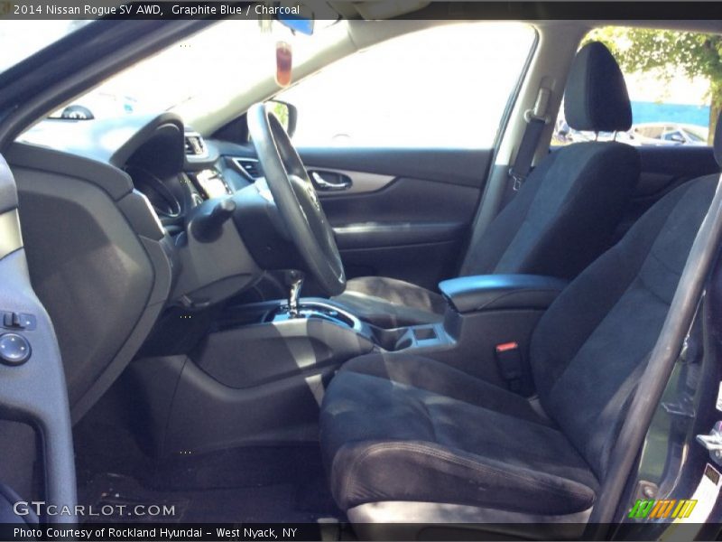 Graphite Blue / Charcoal 2014 Nissan Rogue SV AWD