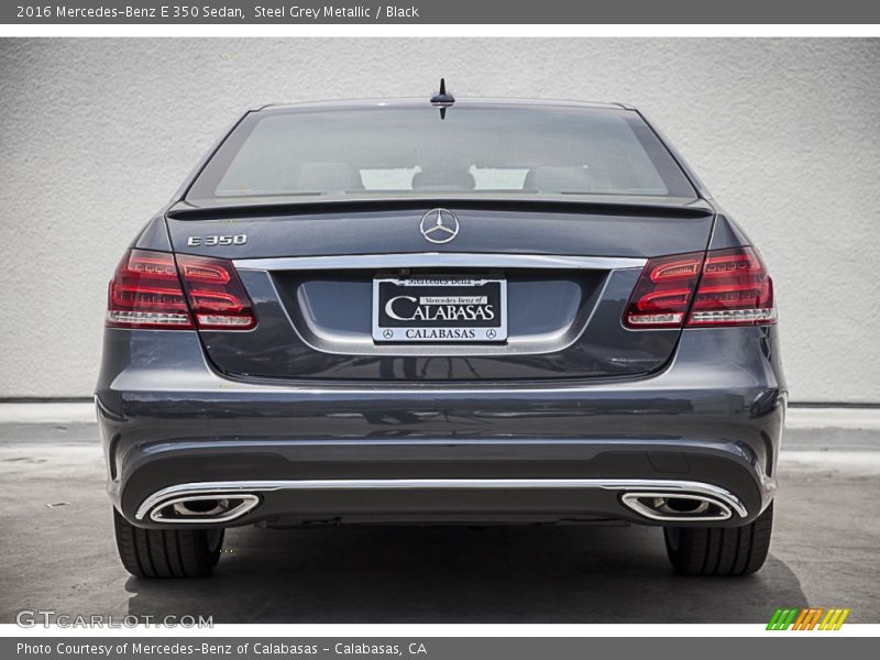 Steel Grey Metallic / Black 2016 Mercedes-Benz E 350 Sedan