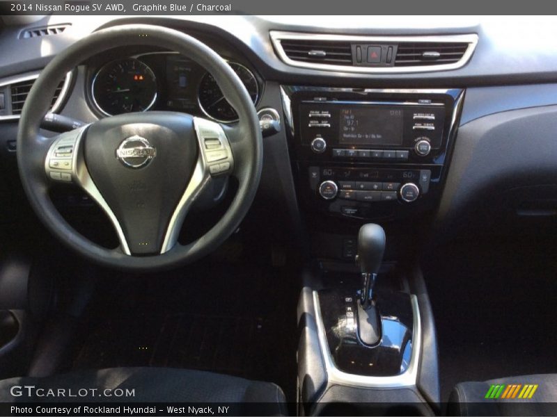 Graphite Blue / Charcoal 2014 Nissan Rogue SV AWD