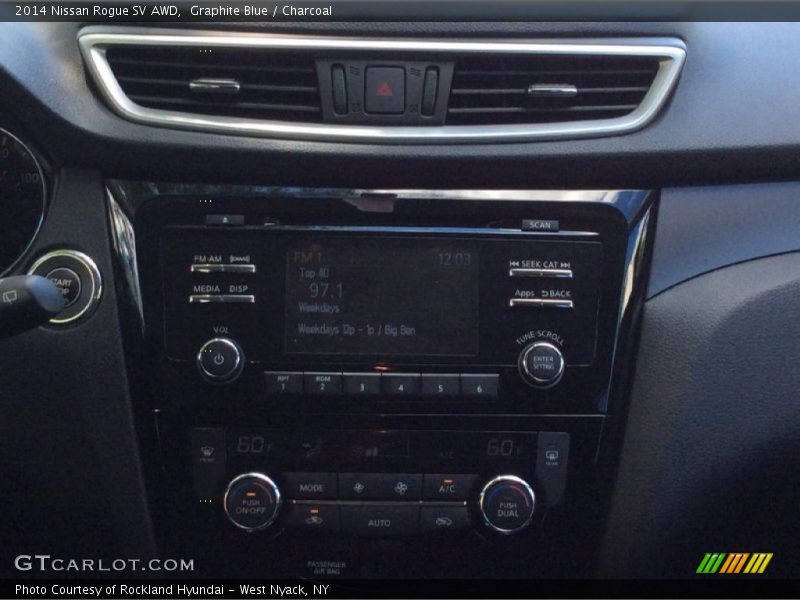 Graphite Blue / Charcoal 2014 Nissan Rogue SV AWD