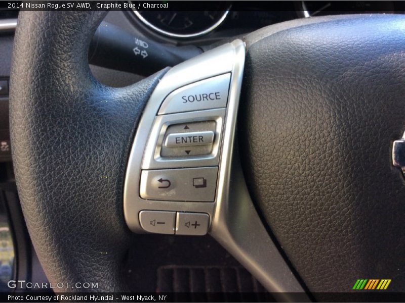 Graphite Blue / Charcoal 2014 Nissan Rogue SV AWD