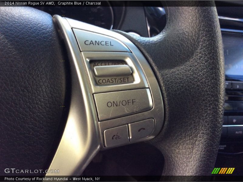 Graphite Blue / Charcoal 2014 Nissan Rogue SV AWD