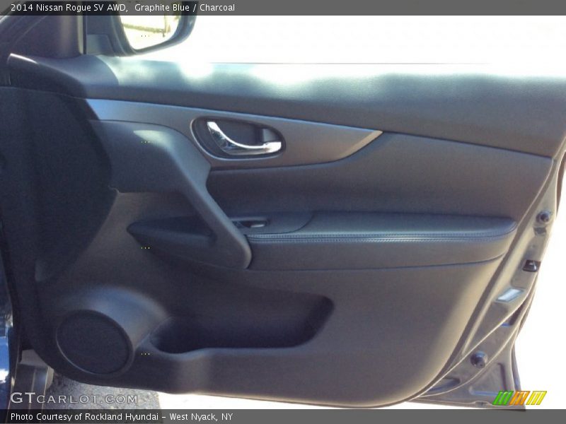 Graphite Blue / Charcoal 2014 Nissan Rogue SV AWD