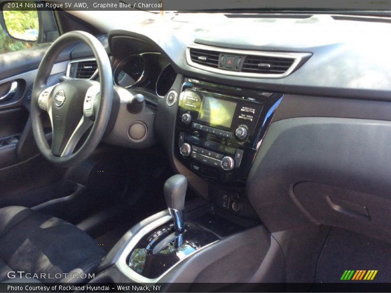 Graphite Blue / Charcoal 2014 Nissan Rogue SV AWD