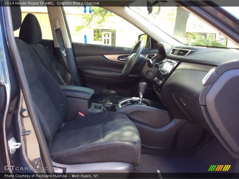 Graphite Blue / Charcoal 2014 Nissan Rogue SV AWD