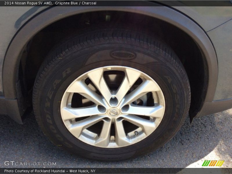 Graphite Blue / Charcoal 2014 Nissan Rogue SV AWD