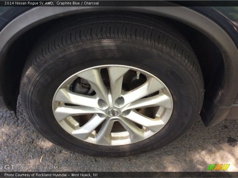 Graphite Blue / Charcoal 2014 Nissan Rogue SV AWD