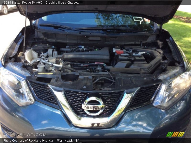 Graphite Blue / Charcoal 2014 Nissan Rogue SV AWD