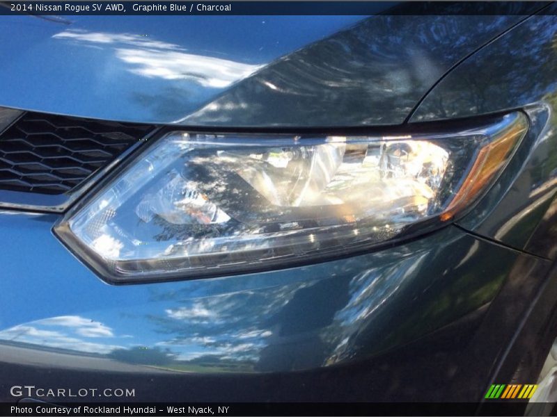 Graphite Blue / Charcoal 2014 Nissan Rogue SV AWD