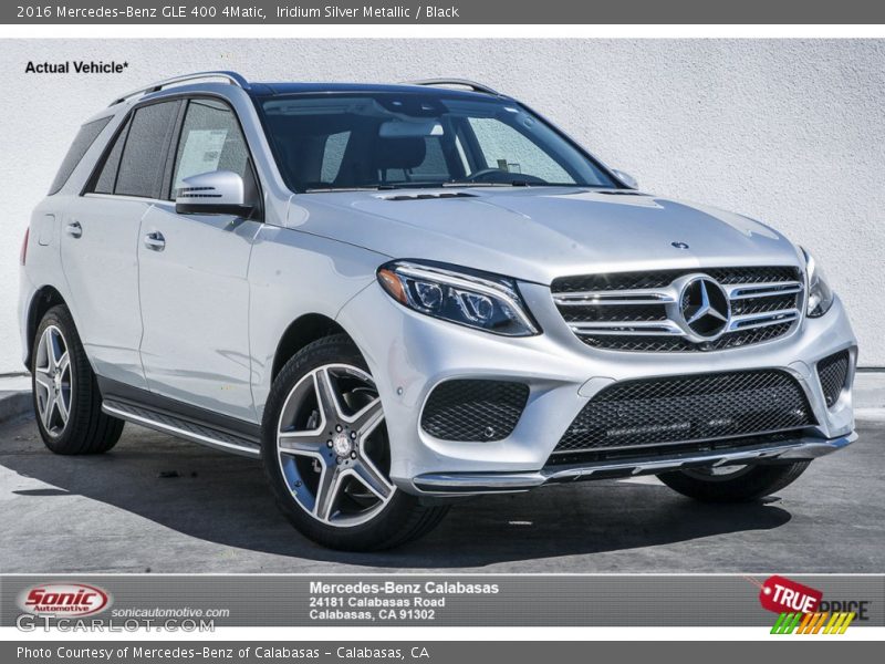 Iridium Silver Metallic / Black 2016 Mercedes-Benz GLE 400 4Matic