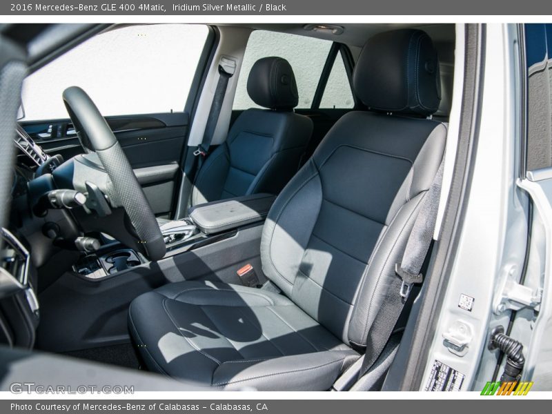 Front Seat of 2016 GLE 400 4Matic