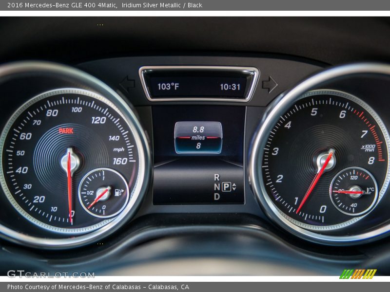  2016 GLE 400 4Matic 400 4Matic Gauges