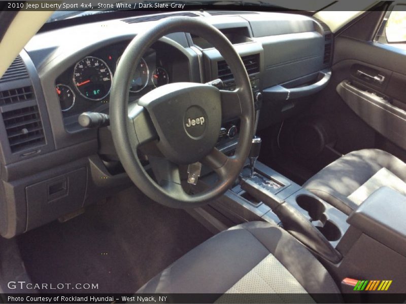 Stone White / Dark Slate Gray 2010 Jeep Liberty Sport 4x4