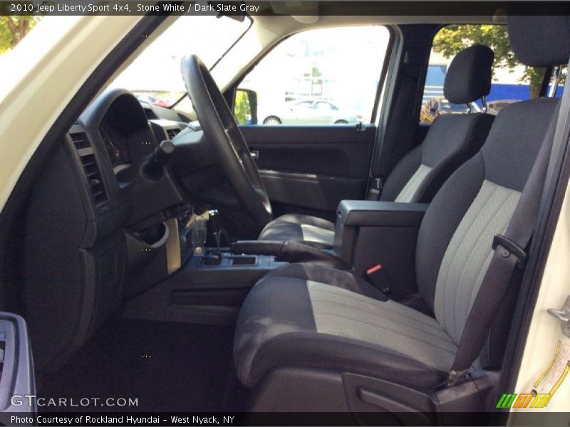 Stone White / Dark Slate Gray 2010 Jeep Liberty Sport 4x4