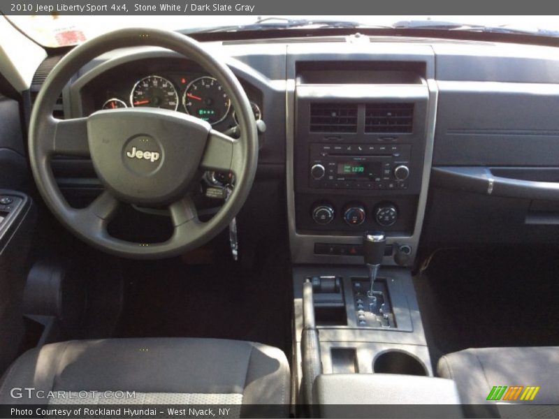 Stone White / Dark Slate Gray 2010 Jeep Liberty Sport 4x4