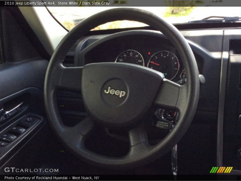 Stone White / Dark Slate Gray 2010 Jeep Liberty Sport 4x4