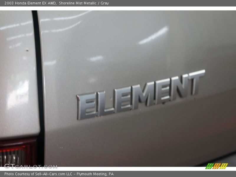 Shoreline Mist Metallic / Gray 2003 Honda Element EX AWD