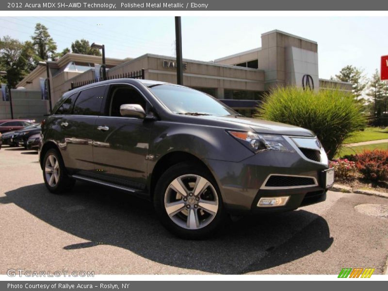 Polished Metal Metallic / Ebony 2012 Acura MDX SH-AWD Technology