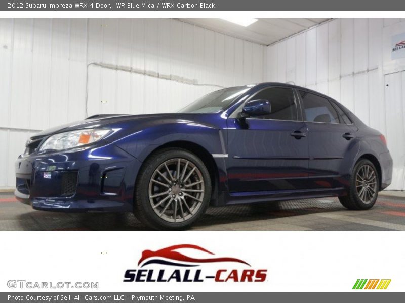 WR Blue Mica / WRX Carbon Black 2012 Subaru Impreza WRX 4 Door