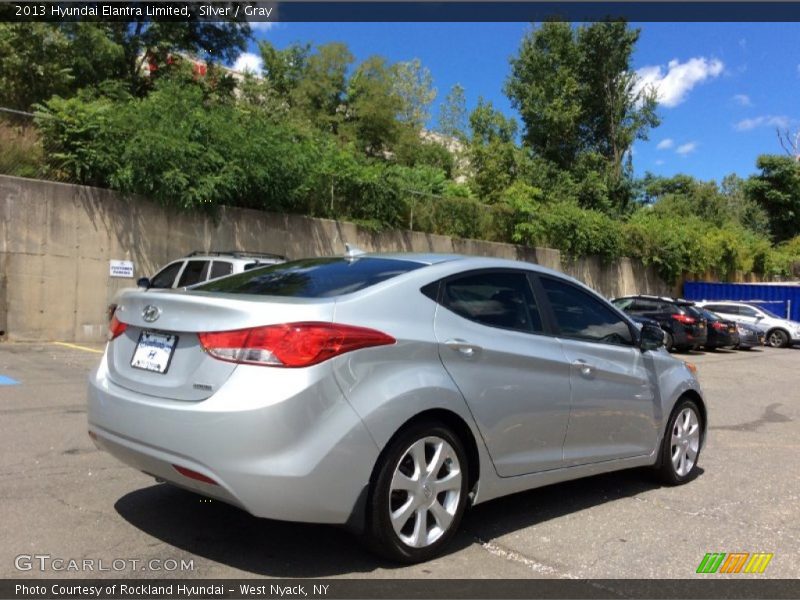 Silver / Gray 2013 Hyundai Elantra Limited