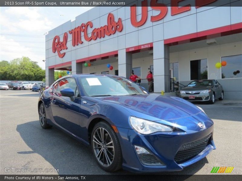 Ultramarine Blue / Black/Red Accents 2013 Scion FR-S Sport Coupe