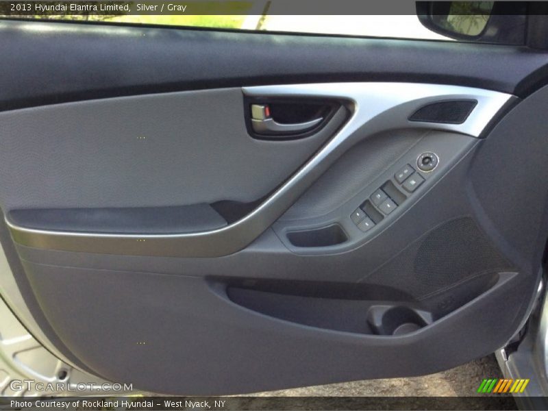 Silver / Gray 2013 Hyundai Elantra Limited