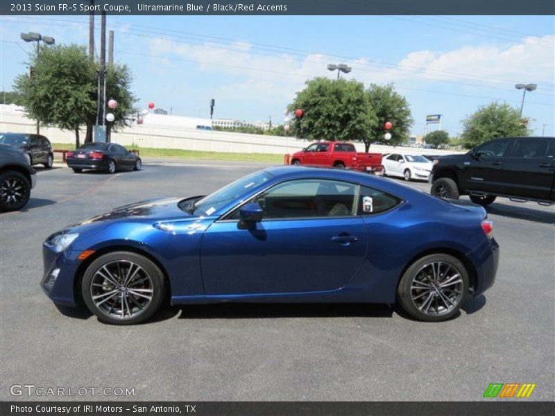 Ultramarine Blue / Black/Red Accents 2013 Scion FR-S Sport Coupe