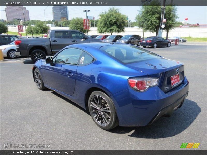 Ultramarine Blue / Black/Red Accents 2013 Scion FR-S Sport Coupe