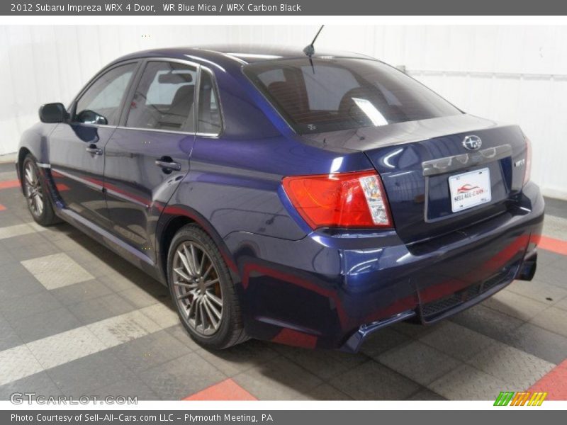 WR Blue Mica / WRX Carbon Black 2012 Subaru Impreza WRX 4 Door