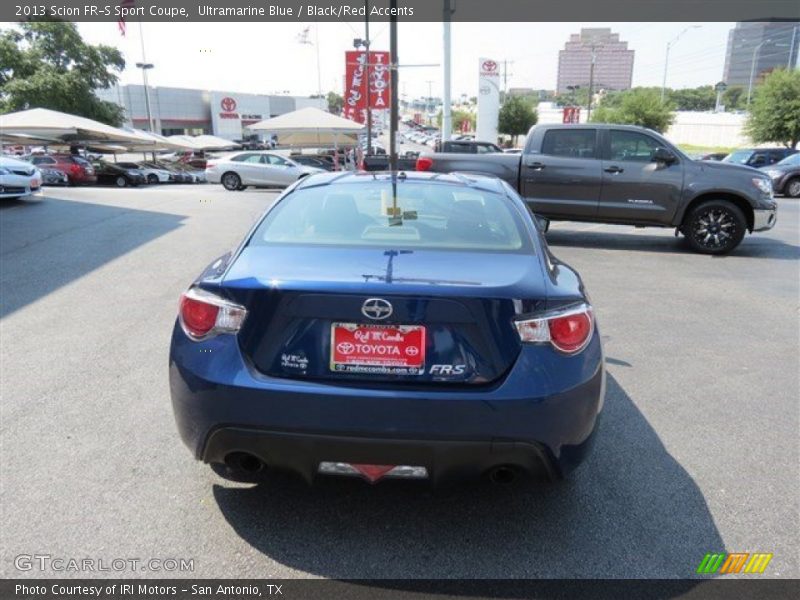 Ultramarine Blue / Black/Red Accents 2013 Scion FR-S Sport Coupe
