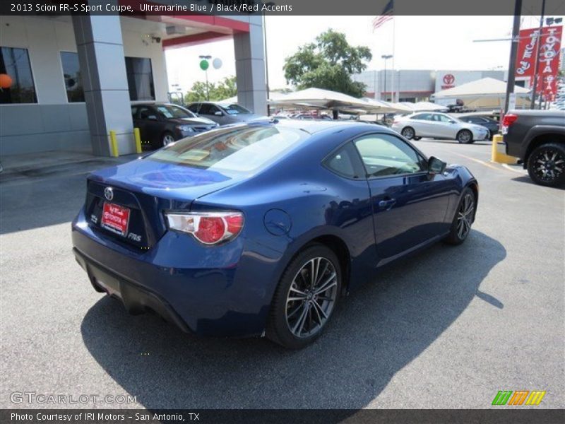Ultramarine Blue / Black/Red Accents 2013 Scion FR-S Sport Coupe