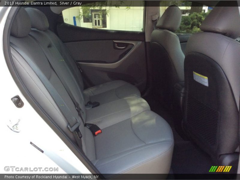 Silver / Gray 2013 Hyundai Elantra Limited