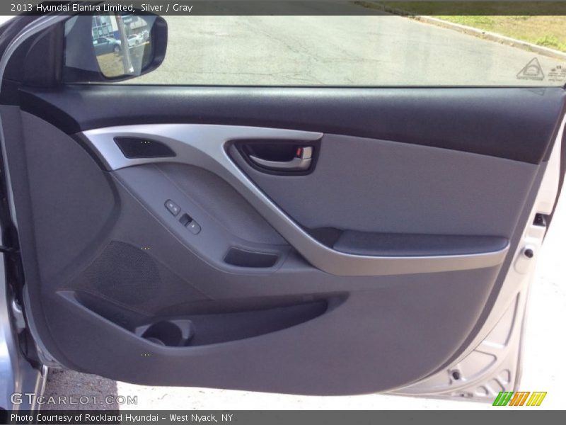 Silver / Gray 2013 Hyundai Elantra Limited