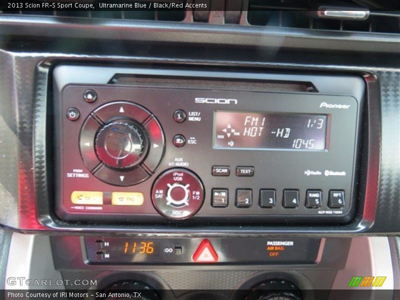 Ultramarine Blue / Black/Red Accents 2013 Scion FR-S Sport Coupe