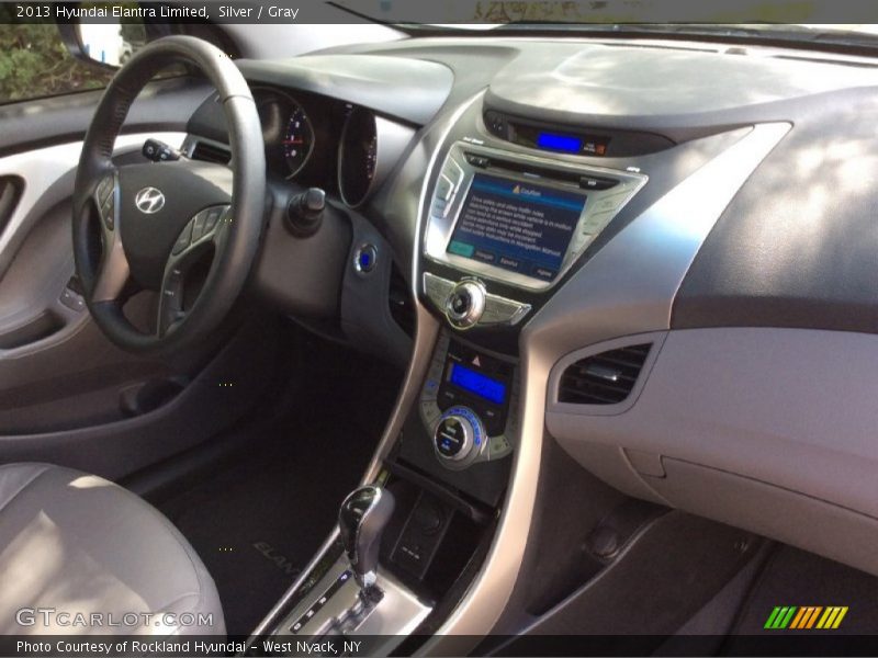 Silver / Gray 2013 Hyundai Elantra Limited