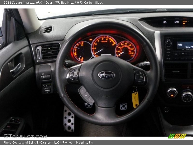 WR Blue Mica / WRX Carbon Black 2012 Subaru Impreza WRX 4 Door