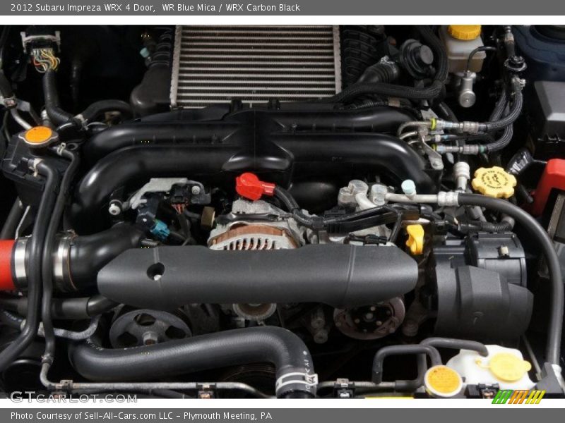 WR Blue Mica / WRX Carbon Black 2012 Subaru Impreza WRX 4 Door